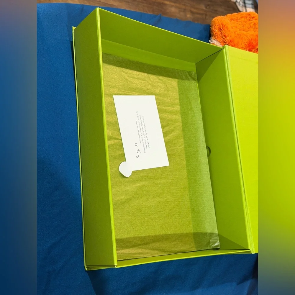Lime Green Large Gift Box with Card